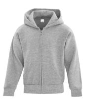 ATCY2600 YOUTH EVERYDAY FLEECE FULL ZIP HOODED SWEATSHIRT