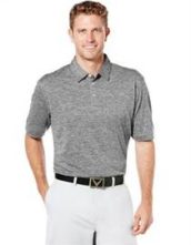 CALLAWAY HEATHERED PERFORMANCE POLO