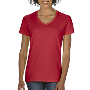 heavy cotton v neck t shirt