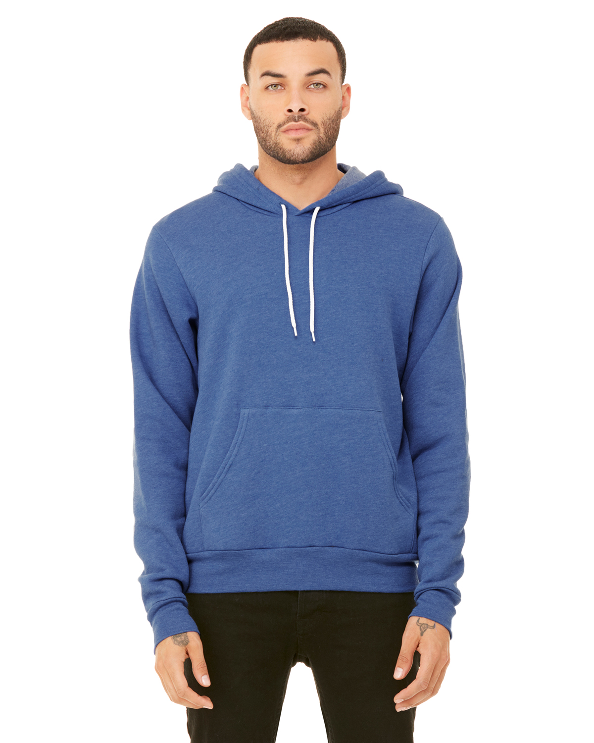 unisex sponge fleece pullover moletom com capuz