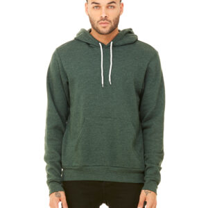 bella canvas unisex sponge fleece pullover hoodie