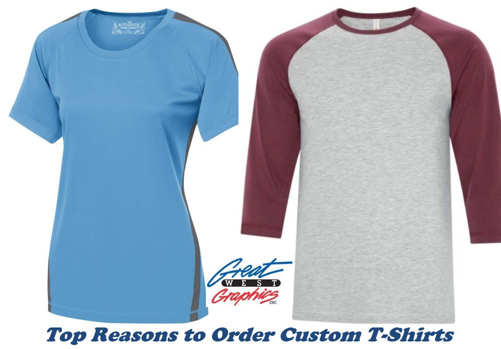 Top Reasons to Order Custom T-Shirts