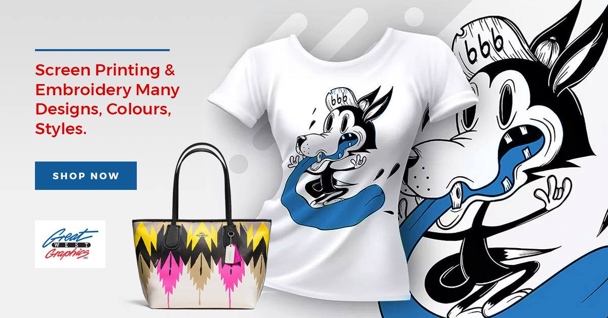 Custom TShirt Printing Victoria Great West Graphics