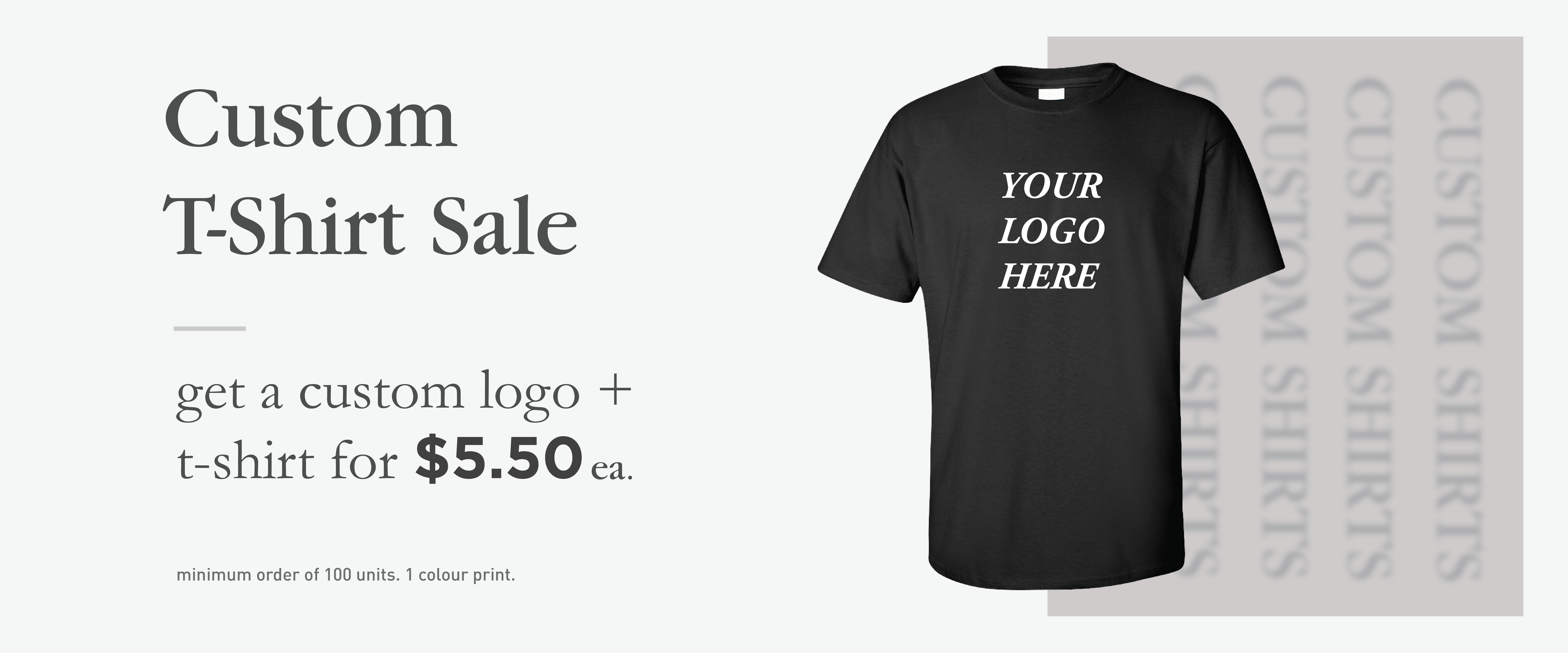 t shirt on sale