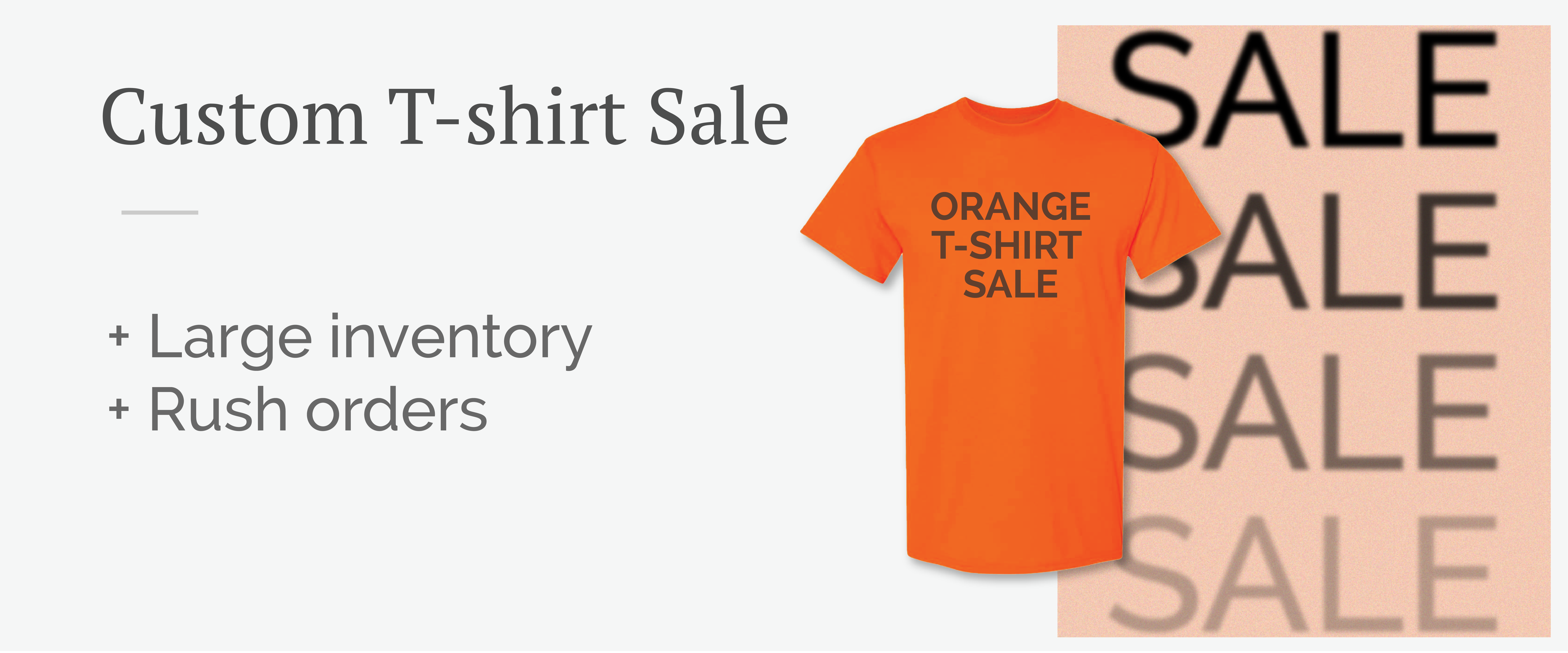 T shirt printing clearance sale