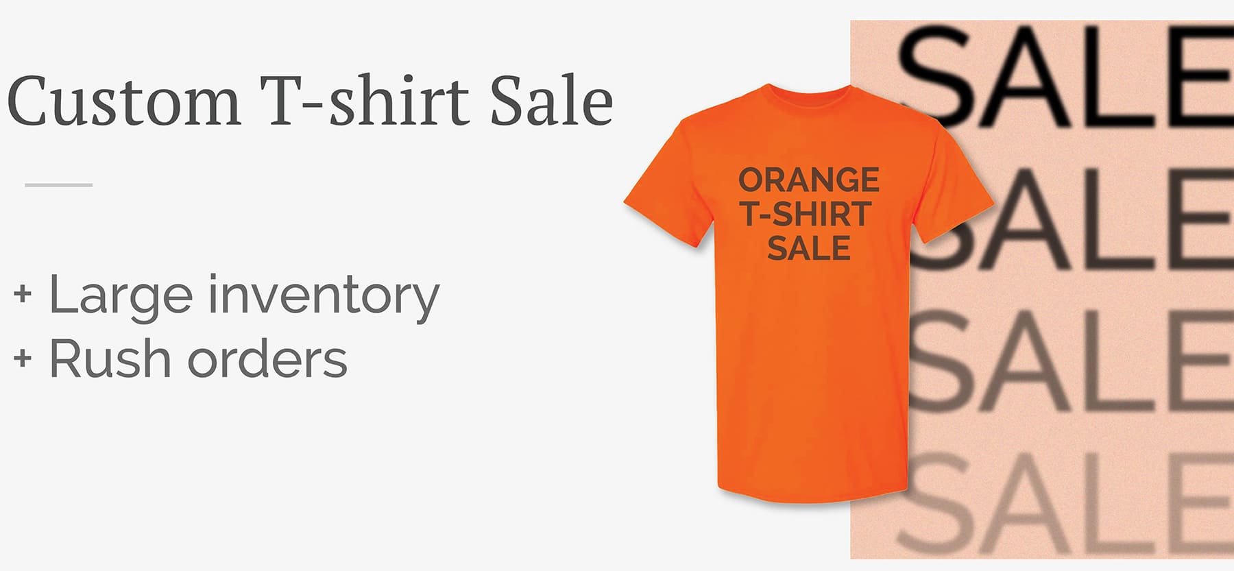 Orange T-shirt Sale