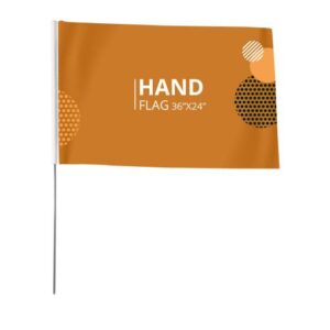 Hand Waving Flags
