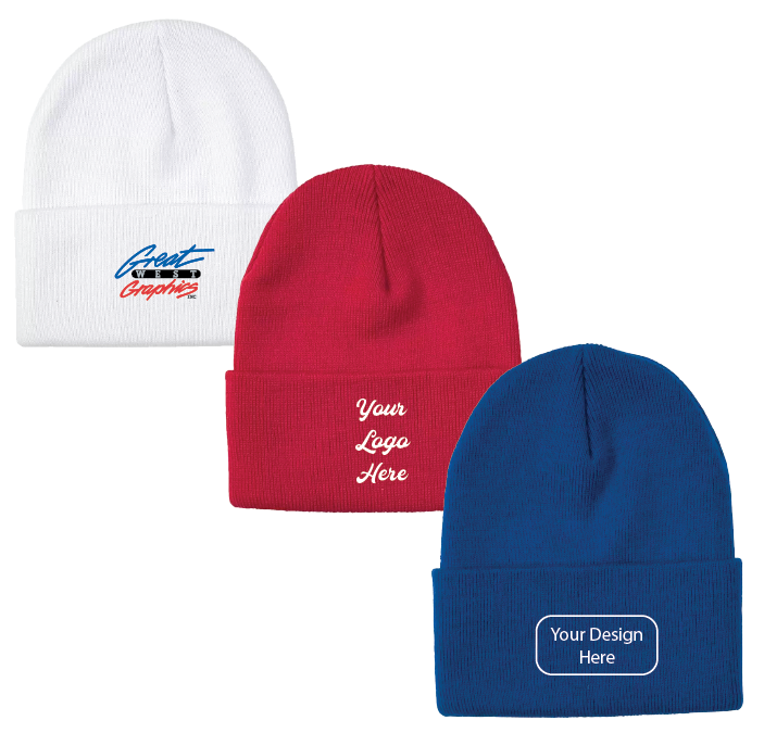 custom embroidered toques