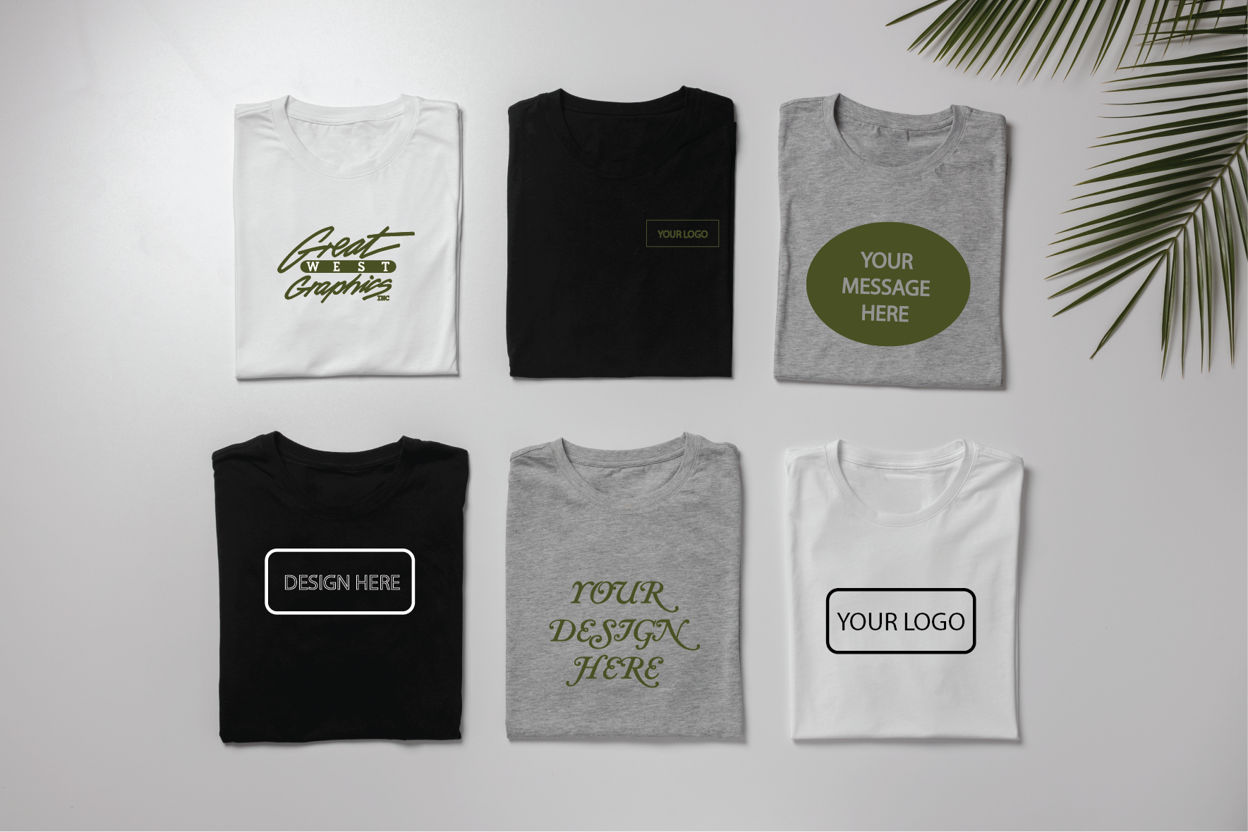 Same day order screen printing, puff printing, heat transfer and ambroidery on tshirts, hoodies, long sleeves, crewnecks.
