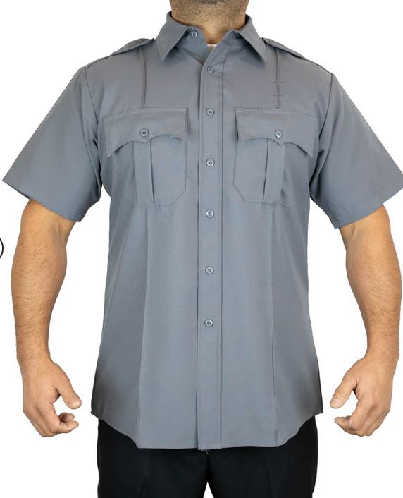 100% Polyester Short Sleeve Uniform Shirt